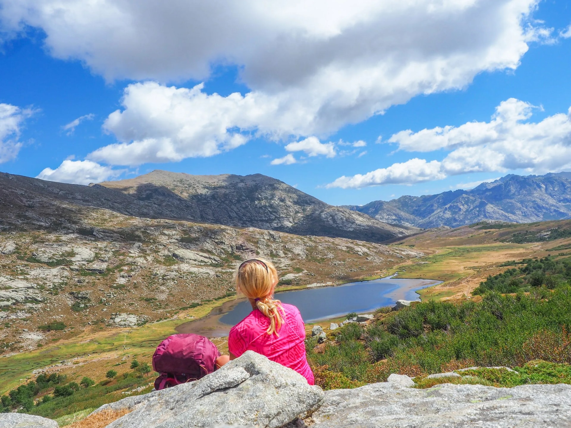 Korsika - Blick auf den Lac de Nino