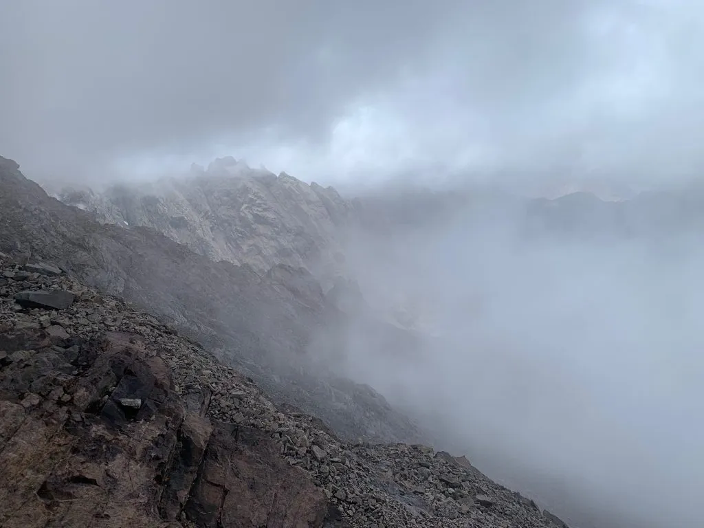 Col des éboulis Corse GR20 Nord
